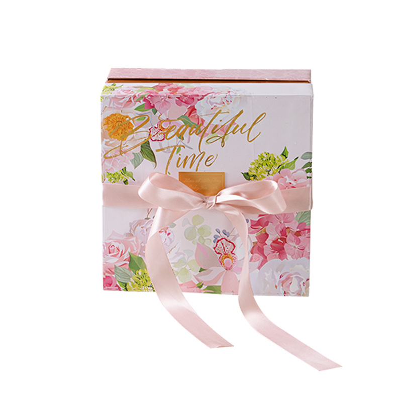 French Dreamweave Gift Box with Satin Ribbon